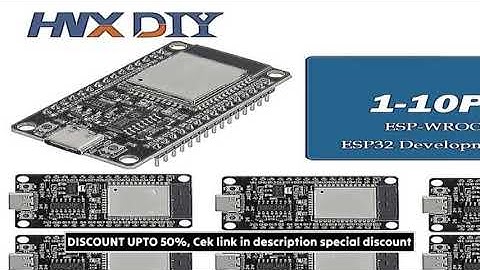 1-10PCS ESP32 Development Board TYPE-C CP2102/CH340C WiFi+Bluetooth Ultra-Low Power Consumption Du