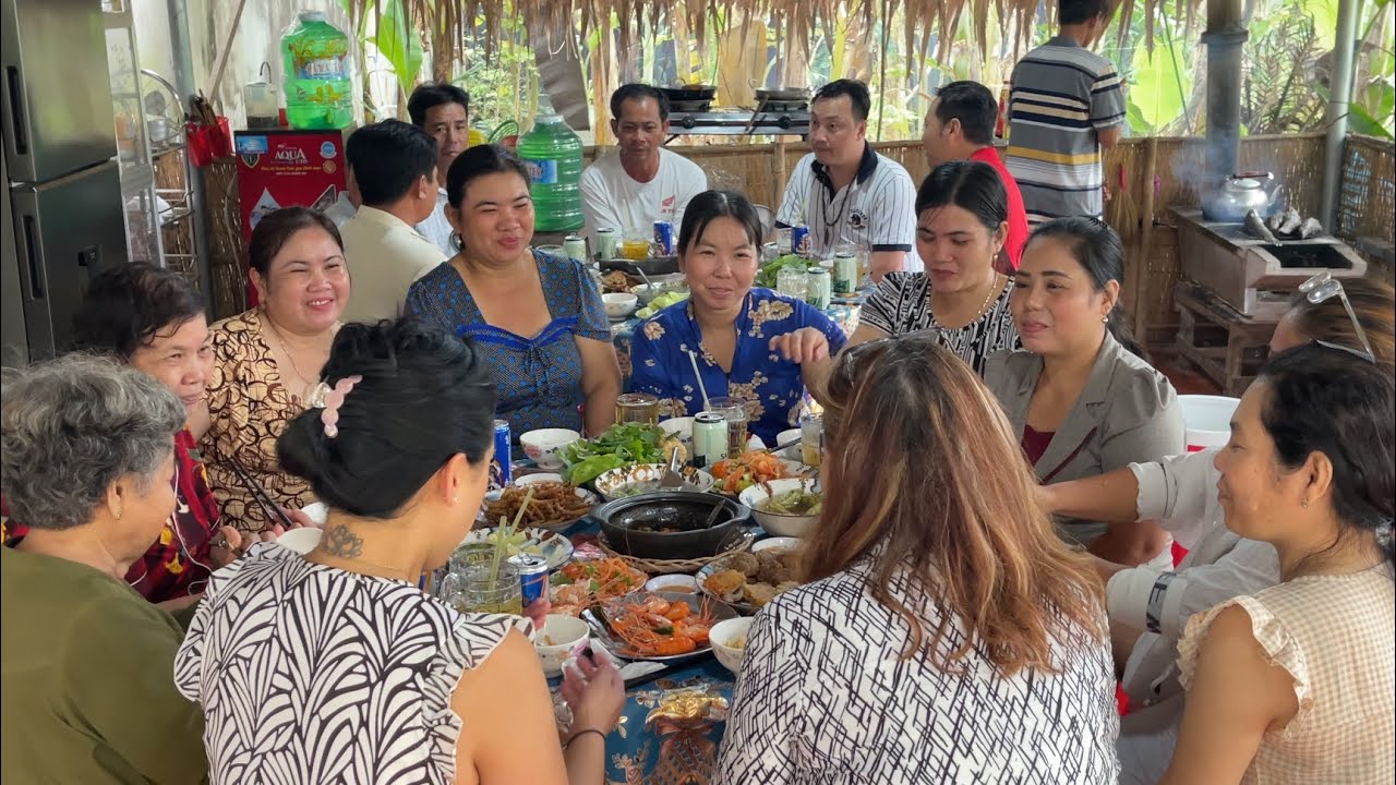 Qua Tết Chị Tiên Ở Mỹ Có Dịp Ghé Nhà Chơi, Nấu Món Ăn Quê Cho Các Chị Thưởng Thức/ NCMT 346