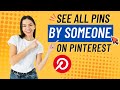 Find Pins by SPECIFIC Users on Pinterest | SIMPLE Method