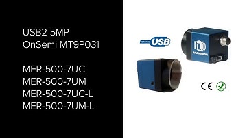Vision Camera USB2 USB3 GigE with OnSemi MT9P031 sensor for industrial applications