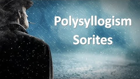 Learning Logic  []  Sorites  ........#70