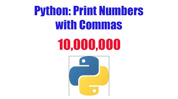 Python: Print Numbers with Commas