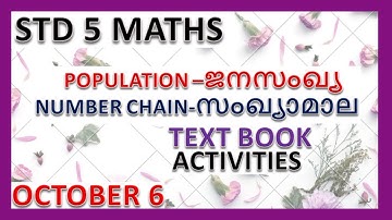 VICTERS STD 5| MATHS| WORKSHEET| OCTOBER 6|PART 2|POPULATION|NUBER CHAIN