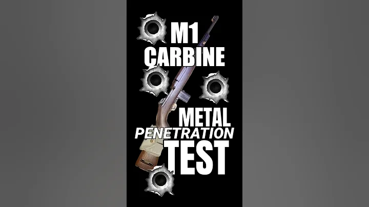M1 Carbine Penetration Test #shorts #ww2 #shortvideo #wwii #test #wwiihistory