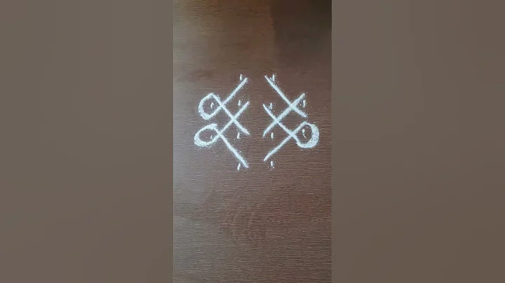 Easy rangoli #easymuggulukolam #rangoli #freehandrangolis #indianart #muggulu #simple #shorts