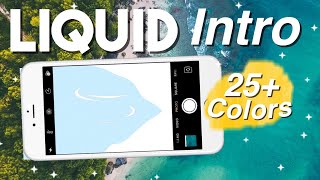 Liquid Beauty Guru Intro Templates [25+ Colors]