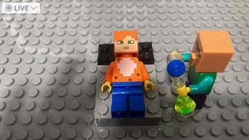 Crash Bandicoot opening recreated in a Lego stop motion style
