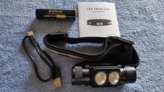 Sofirn H25S 1200lm Headlamp Kit