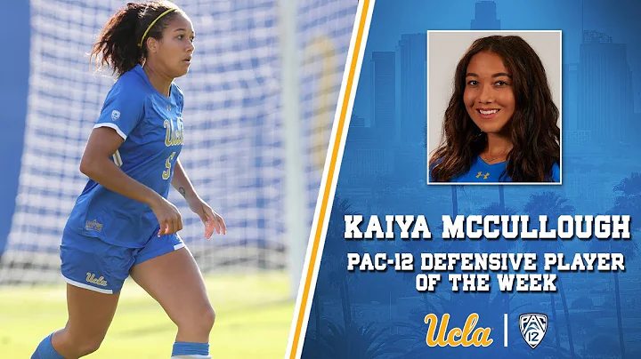 Pac-12 Defensive Player of the Week Kaiya McCullough