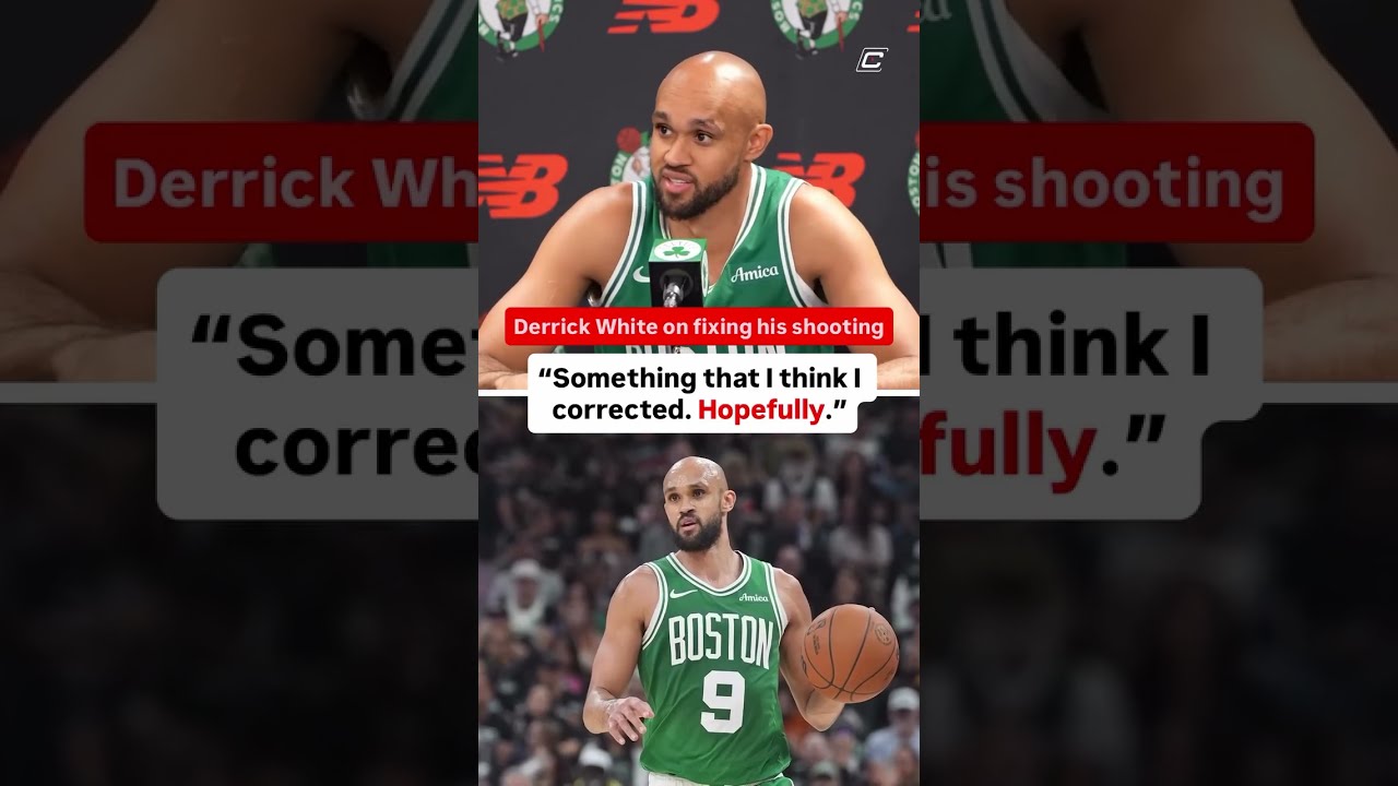 Derrick White hopes his offseason work paid off🤞