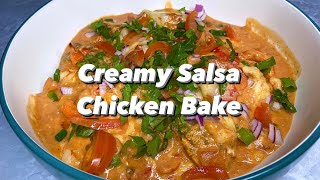 Creamy Salsa Chicken Bake | So Delicious
