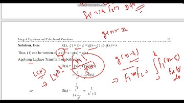 1i Method of Laplace transformation to solve integral equation by dr. hitesh kumar