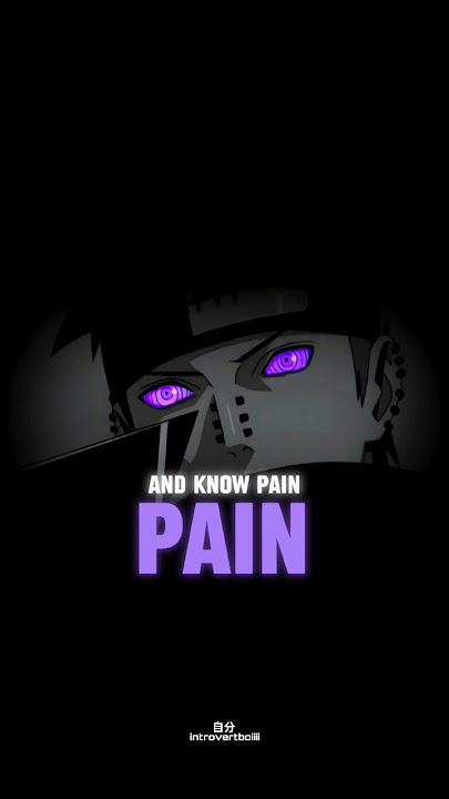 Rasakan Sakit Terima Rasa Sakit Dan Kenali Rasa Sakit 🍁✨ | Kutipan karakter Naruto #sakit #naruto #kutipananime