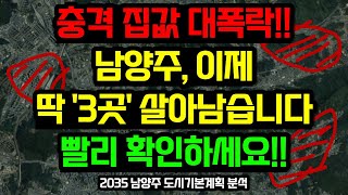 남양주 부동산전망, 이 '3곳'을 주목하세요 / 2035 남양주 도시기본계획 분석
