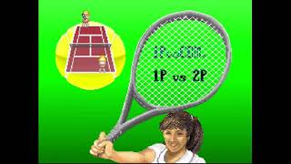 SNES Quest - G24 - Super Tennis - Intense Tennis Action