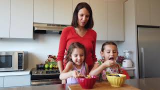 Cooking with Kids - Banana Split Breakfast