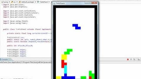 Tetris Java Game With Source Code