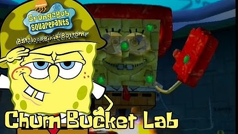 Xin Plays: Spongebob Squarepants Battle For Bikini Bottom (PS2): Part 13: Chum Bucket Lab