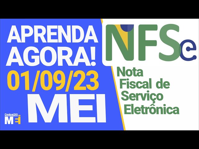 MEI: A partir de 01/09/2023, emissão de NFSe via Portal do Governo Federal