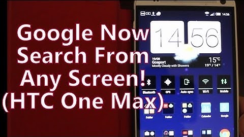 Google Now Voice Search From Any Screen! (HTC One MAX)
