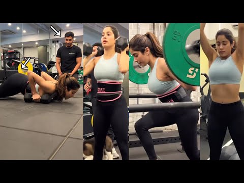 Watch : #RC16 Devara Janhvi Kapoor GYM Workout Video | Actress Janhvi Kapoor Hard Workout | #Ramcharan #NTR - YOUTUBE