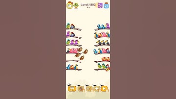 Bird sort calar game leval 1302 #games #leveldesign #playgaming #colorgame #gameplay #colorconcept