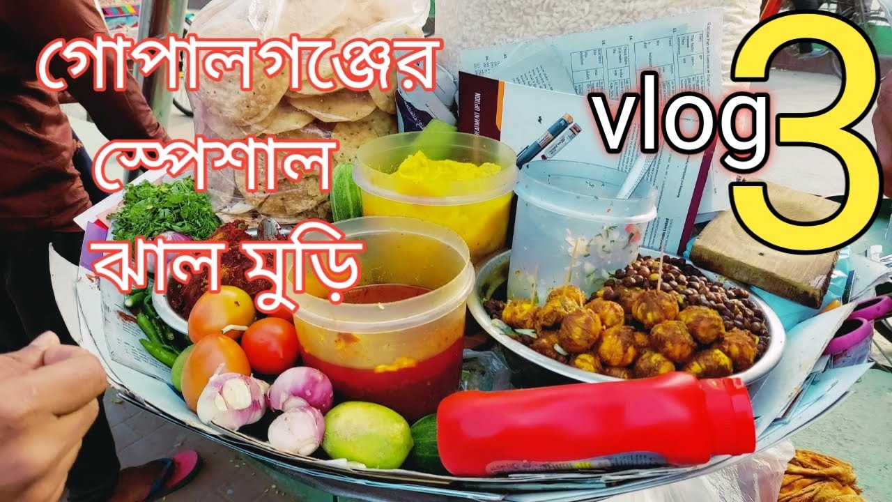 গোপালগঞ্জের স্পেশাল ঝালমুড়ি || Vlog 3 || DMA RIPON VLOGS - YouTube