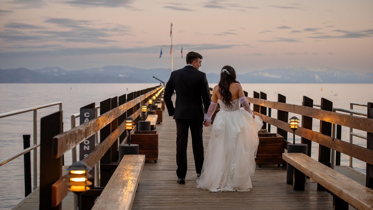 Veronika & Trenton’s Elegant Lake Tahoe Wedding | Private Estate + Gar Woods Grill & Pier