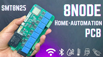 8-Channel Home-Automation PCB (SMT8N25) - ESP32.