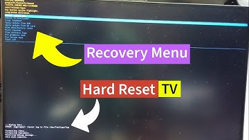 How to Hard Reset Toshiba TV via Android Recovery Menu | Google TV Android TV OS