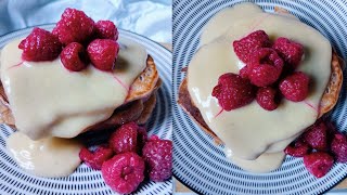 Lemon Raspberry pancakes | Quick & Easy recipe