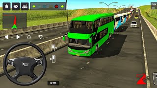 🚍💥 NEW EURO COACH BUS MOD UPDATE 😱 | HILL ROAD & CRAZY TRAFFIC | BUS SIMULATOR INDONESIA #bussid  screenshot 3