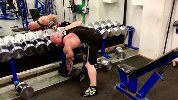 Check out this drop set for 1 arm dumbbell row! - Mika Nyyssölä