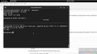 How to install and configure PostgreSQL 17 on Oracle Linux Server