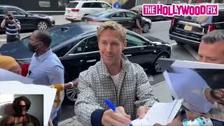 Ryan Gosling Checks An Aggressive Fan That Gets On His Nerves At Good Morning America Studios In NY