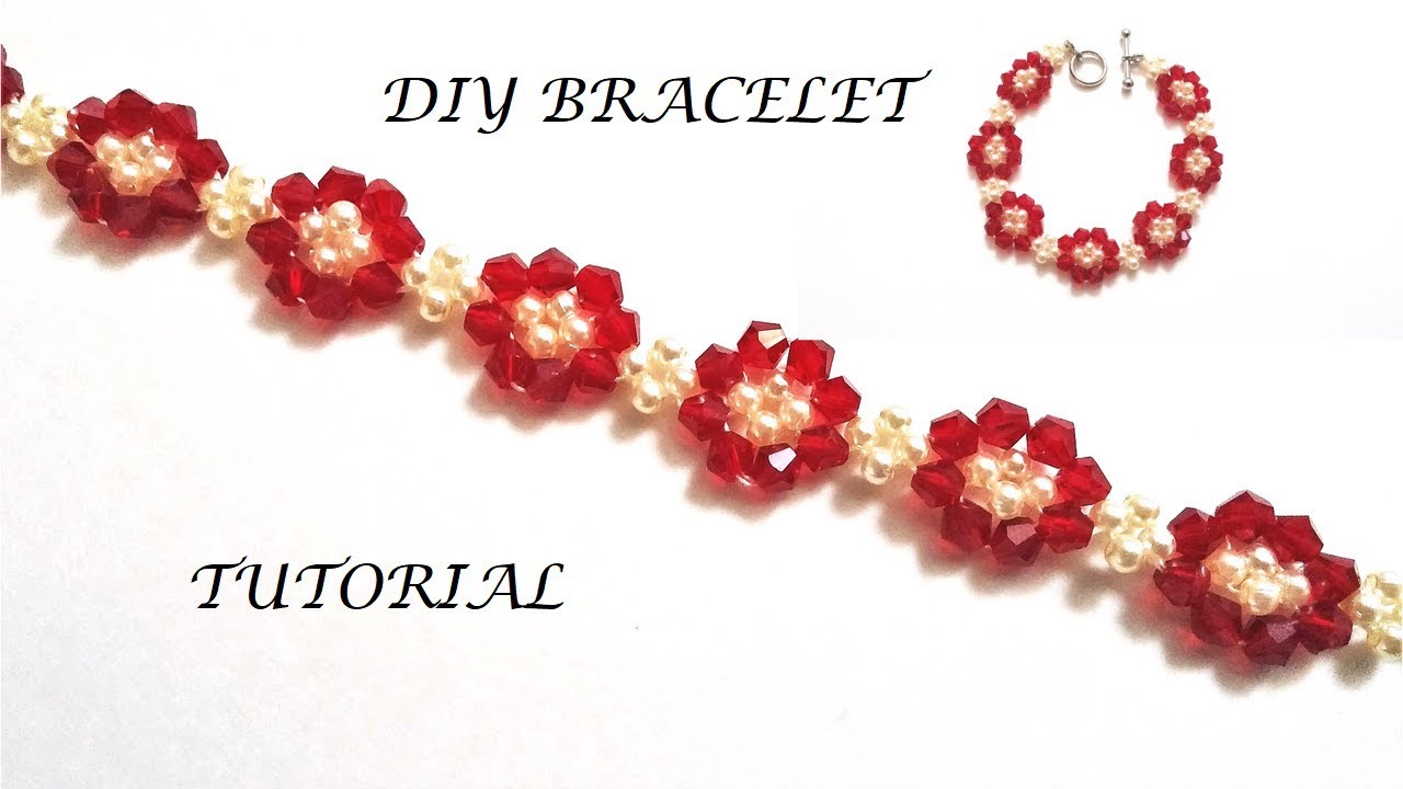 Easy bracelet pattern for beginners. DIY beaded bracelet - YouTube
