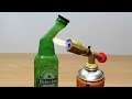 DIY: GLASS BEER BOTTLE vs GAS TORCH !!!