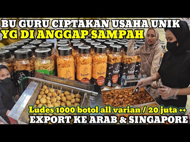 SEBAGIAN ORANG ANGGAP INI SAMPAH TAPI DI TANGAN BU GURU JADI NILAI JUAL TINGGI OMSET 20JT + & EXPORT class=