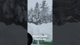 Winter Finally Decided To Show Up Putting The 2025R To Work On The Second Storm Of The Week.