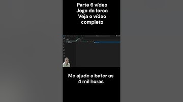 Curso Python #06 -Jogo da Forca em Python3 aula 6 #python  #programacao #desenvolvedores #javascript