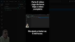 Curso Python #06 -Jogo da Forca em Python3 aula 6 #python  #programacao #desenvolvedores #javascript