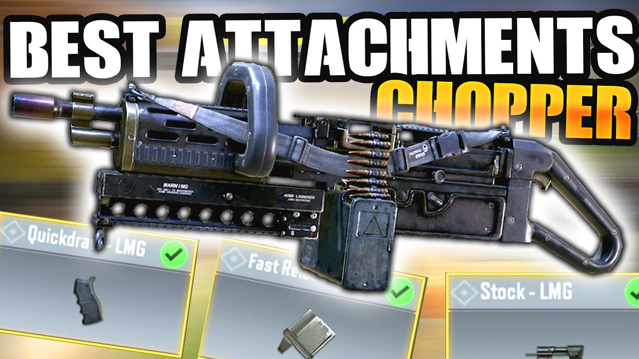 New Lmg Chopper Best Setup Class To Dominate Cod Mobile Youtube