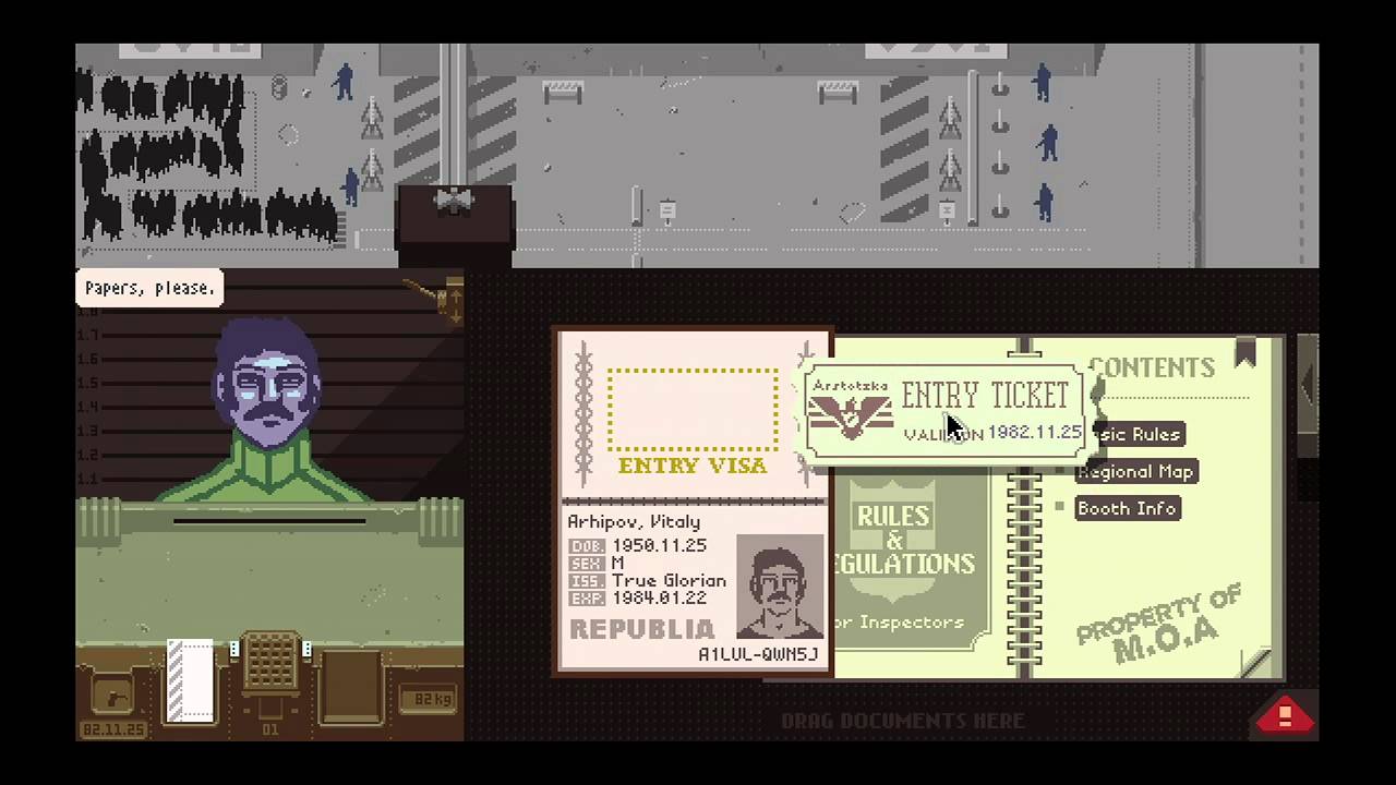 Карта papers please для маппинга