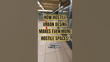 Hostile urban design causes more Hostile environment #hostilearchitecture #urbandesign #publicspace