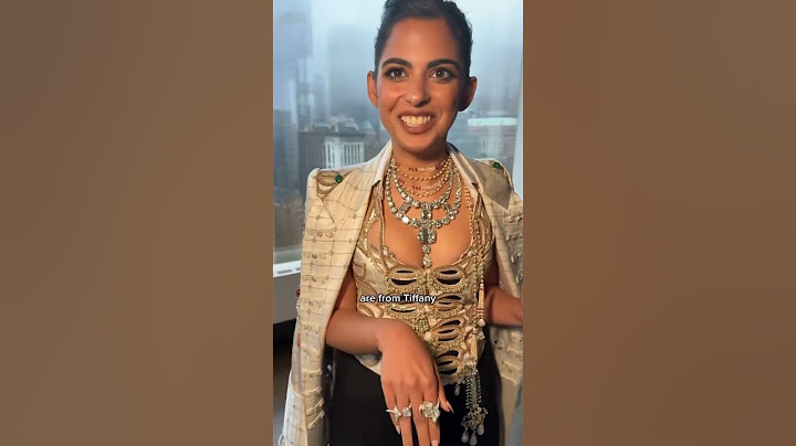 Isha Ambani's Stunning Met Gala Jewelry Breakdown 💎 | Iconic Pieces and Luxury Details