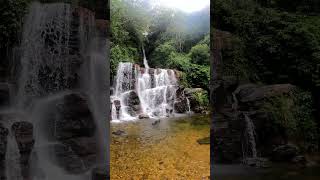Sari Ella 🤩: The Waterfall Draped Like a Traditional Sari 🌞🌺🌟 #helanka 🤩