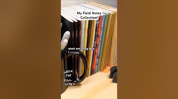 My Field Notes Collection! (So Far) #fieldnotes