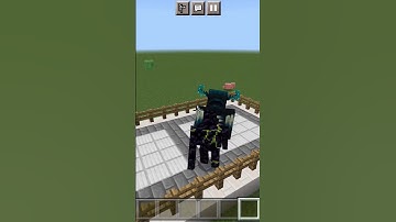 obsidian Golem vs Warden ll Minecraft world