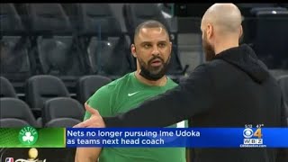 Nets no longer pursuing Ime Udoka as next head coach