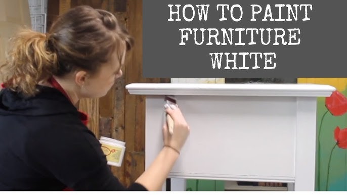 Painted Armoire  How to Paint Furniture White 